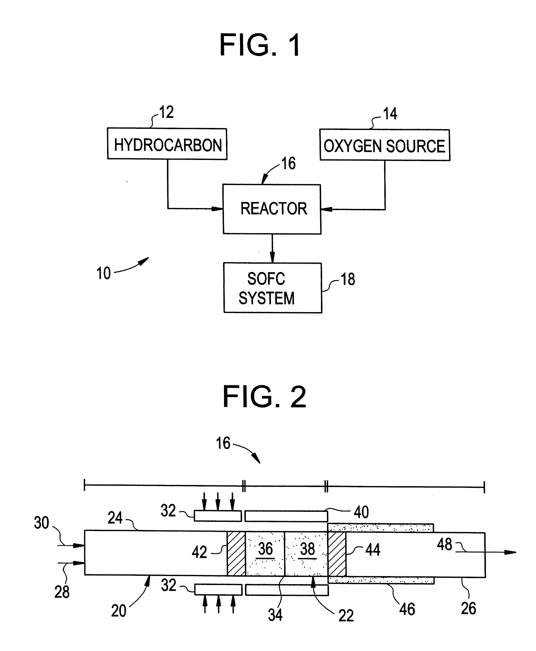 Thermally Managed Catalytic Partial Oxidation Of Hydrocarbon Fuels To Form Syngas For Use In Fuel Cells