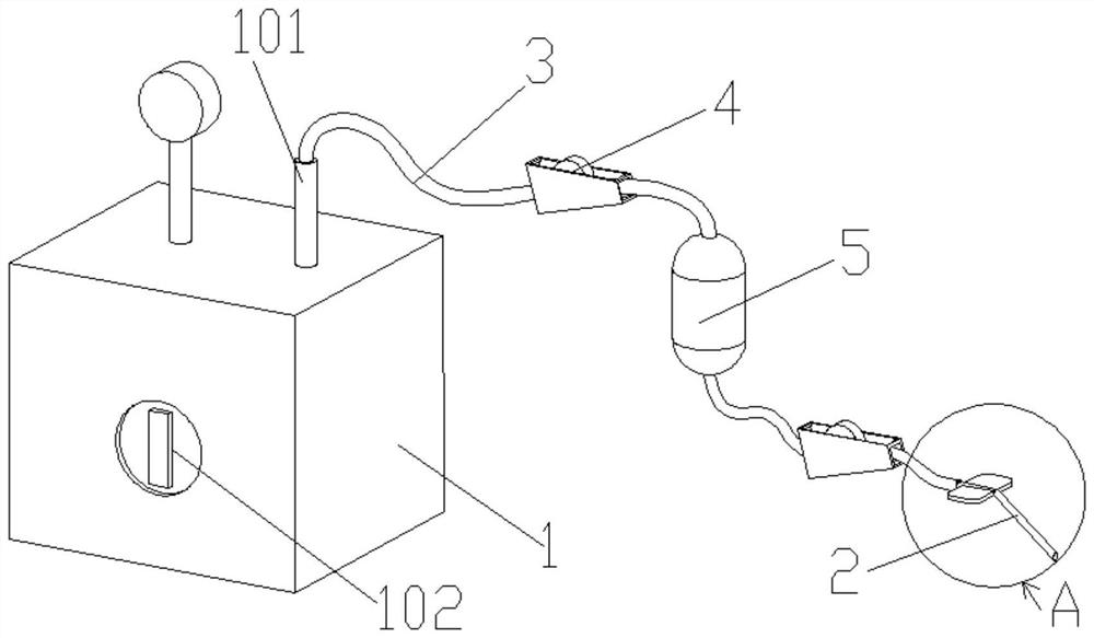 Pressure regulating device for posterior segment of eyes in penetrating keratoplasty