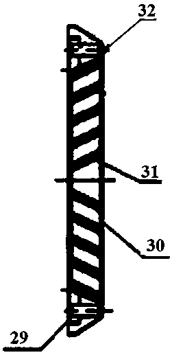 Air conditioner air port noise reduction structure