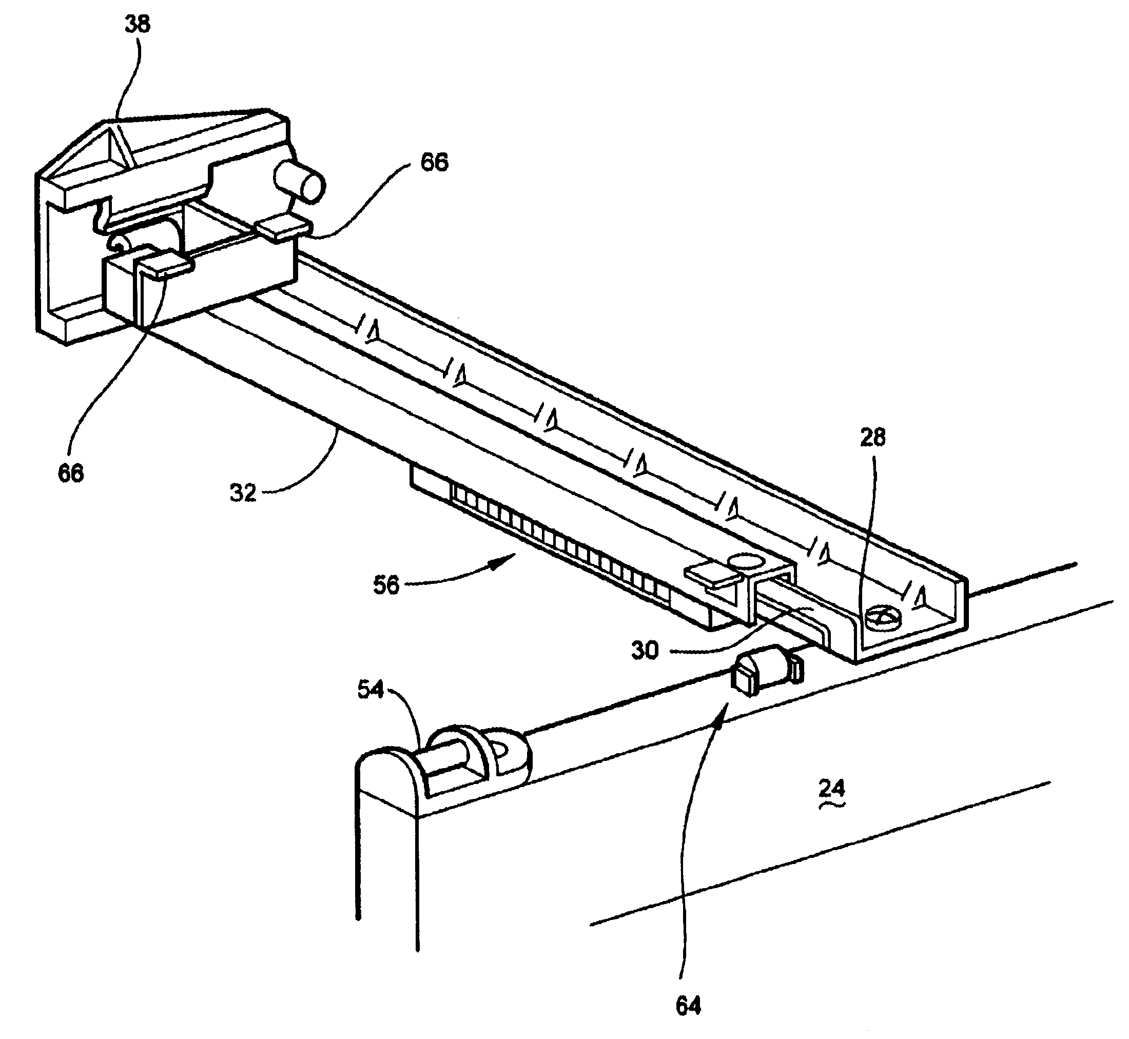 Drawer support and closure apparatus