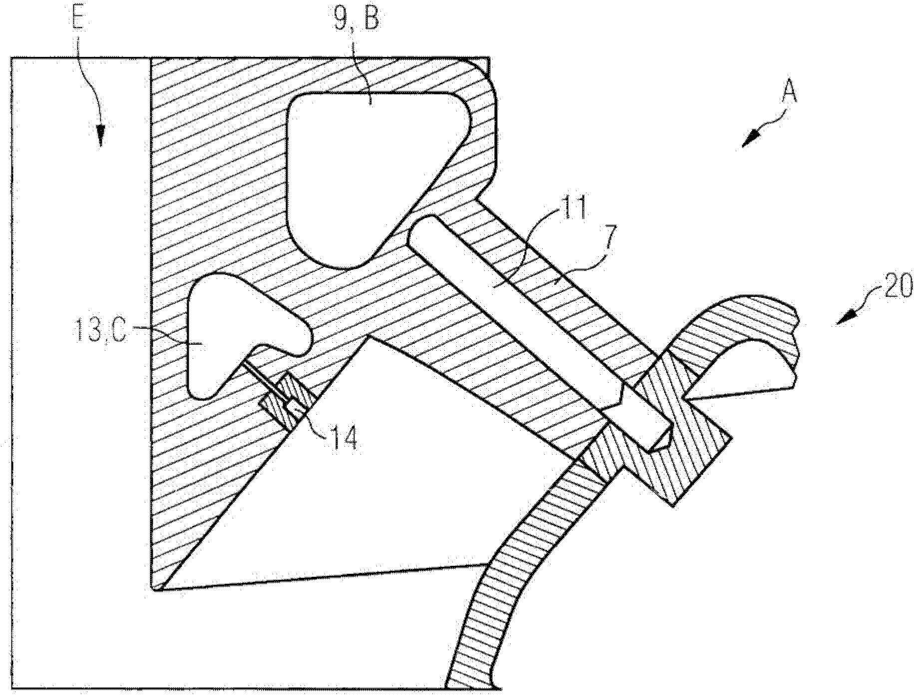 Burner arrangement for liquid fuels and method for producing burner arrangement