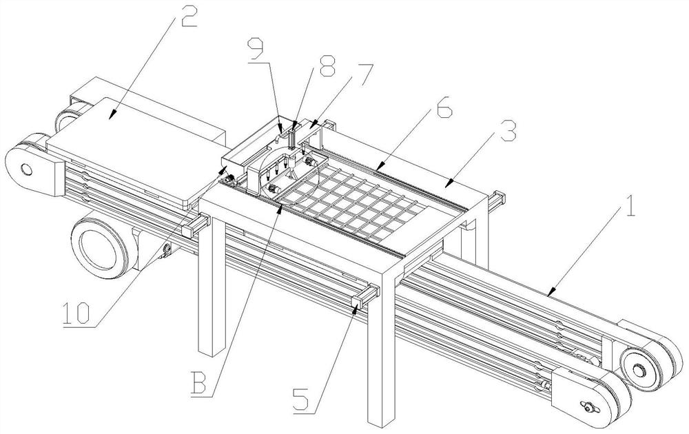 Forming device for veneer wallboard production and production method thereof