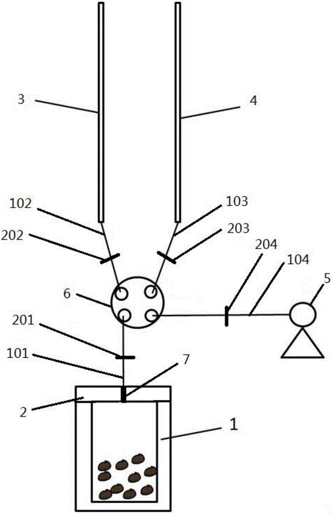 Device and method for evaluating saturation capacity of moveable oil in shale