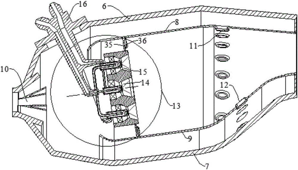 Lean direct injection low-emission combustor adopting effervescent atomizers