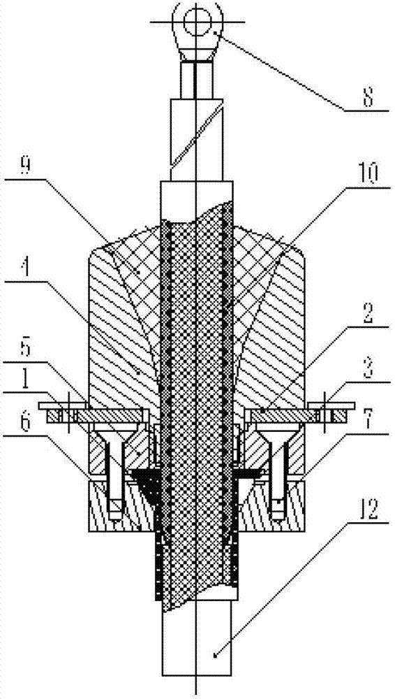 High-voltage coaxial cable connector and manufacturing method thereof