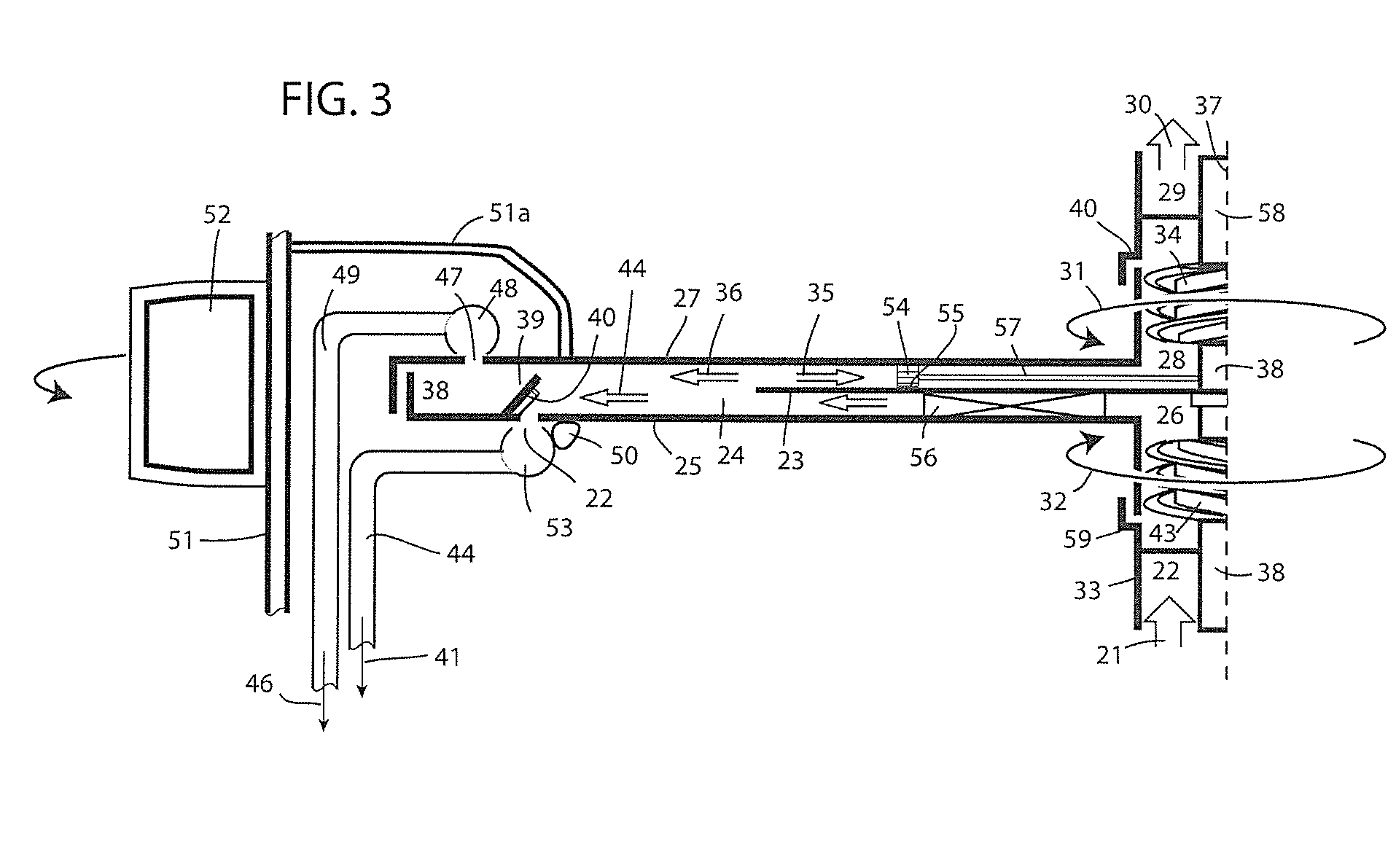 Radial counterflow muffler for no reduction and pollutant collection