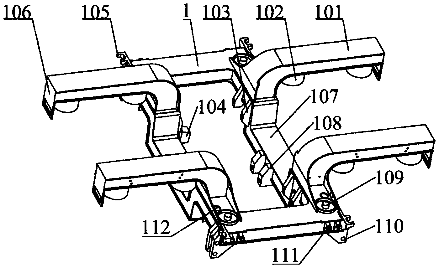 Low floor tramcar steering bogie