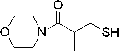 Application of 3-mercaptopropionamide compounds