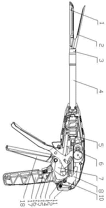 Intracavity incision anastomat