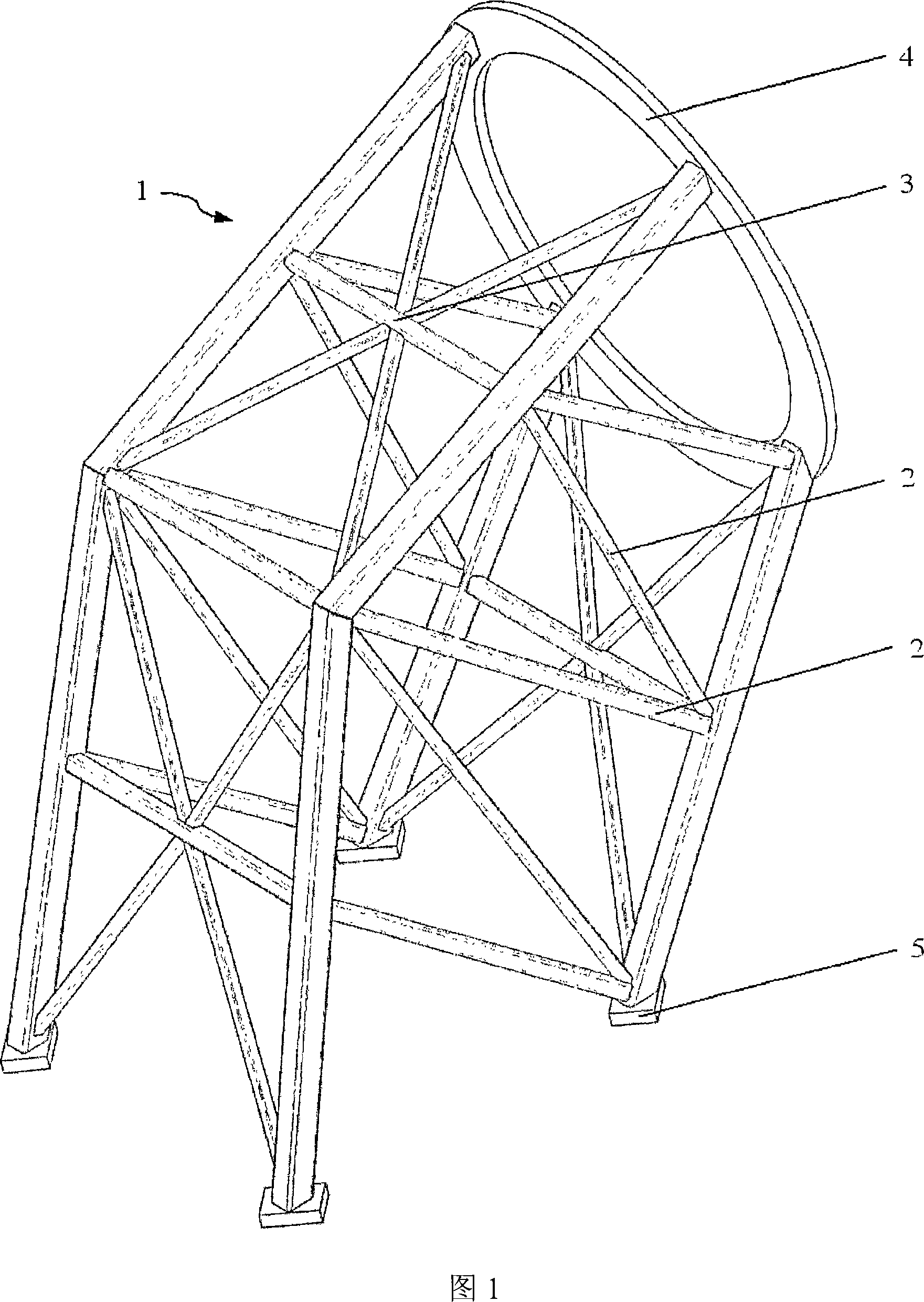 Suspended carriage for wind energy facility, rotary connecting device for wind egergy facility, wind egergy facility, driving method for wind egergy facility