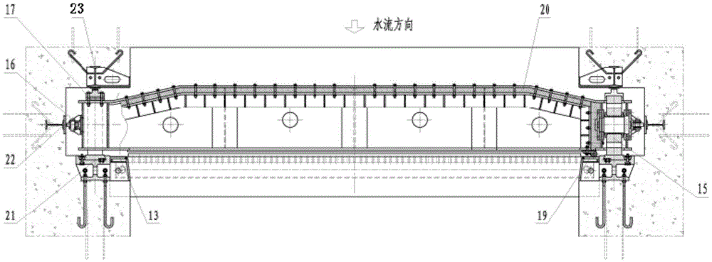 Planar valve capable of achieving natural ventilation of door lintel and reducing opening and closing force