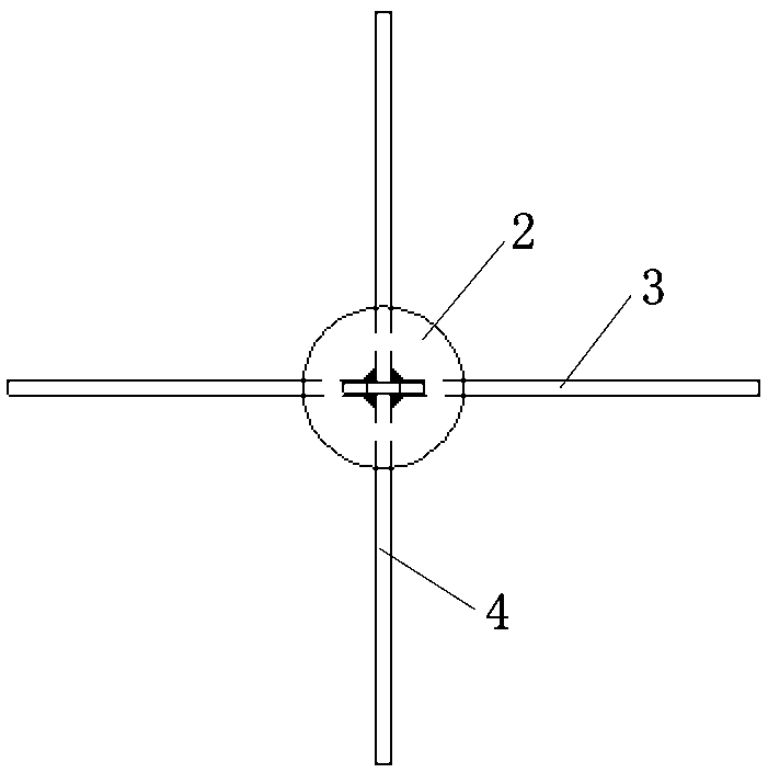 Novel electric reactor iron core pillar mounting method and tool