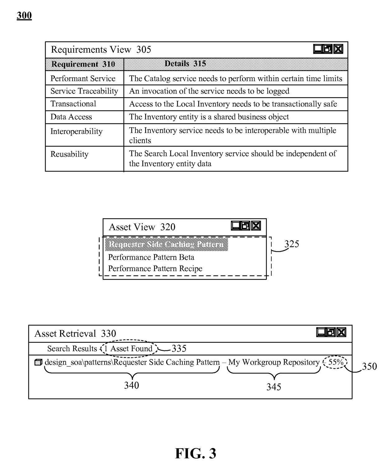 Solution that automatically recommends design assets when making architectural design decisions for information services