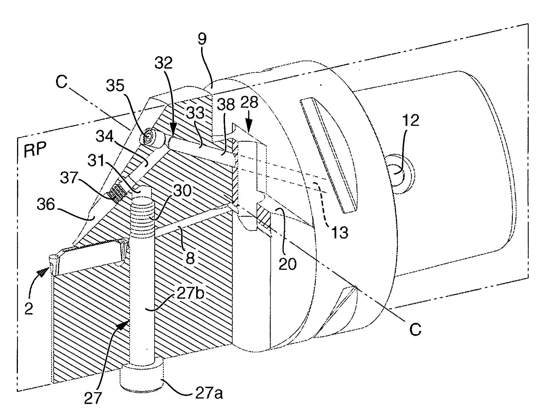 Tool for chip removing machining and a basic body therefor