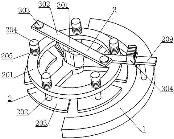 High-efficiency aerator for hairy crab cultivation