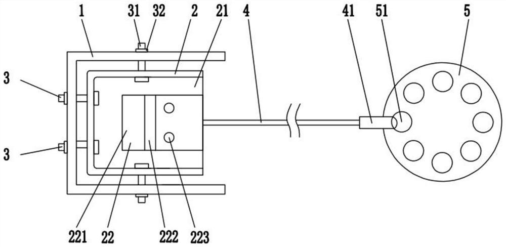 Steering combination device for iron tower operation