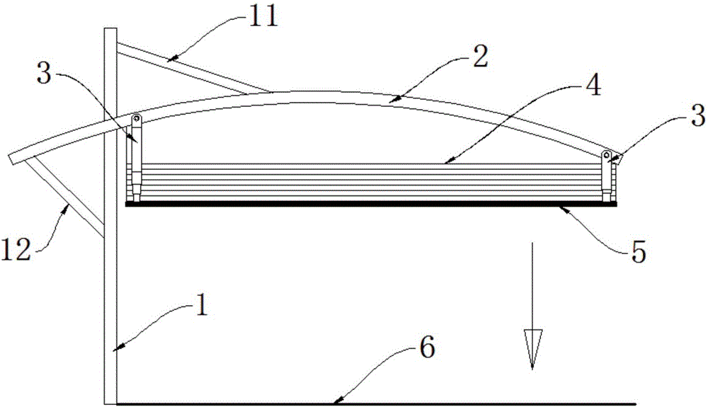 Efficient dustproof parking shed