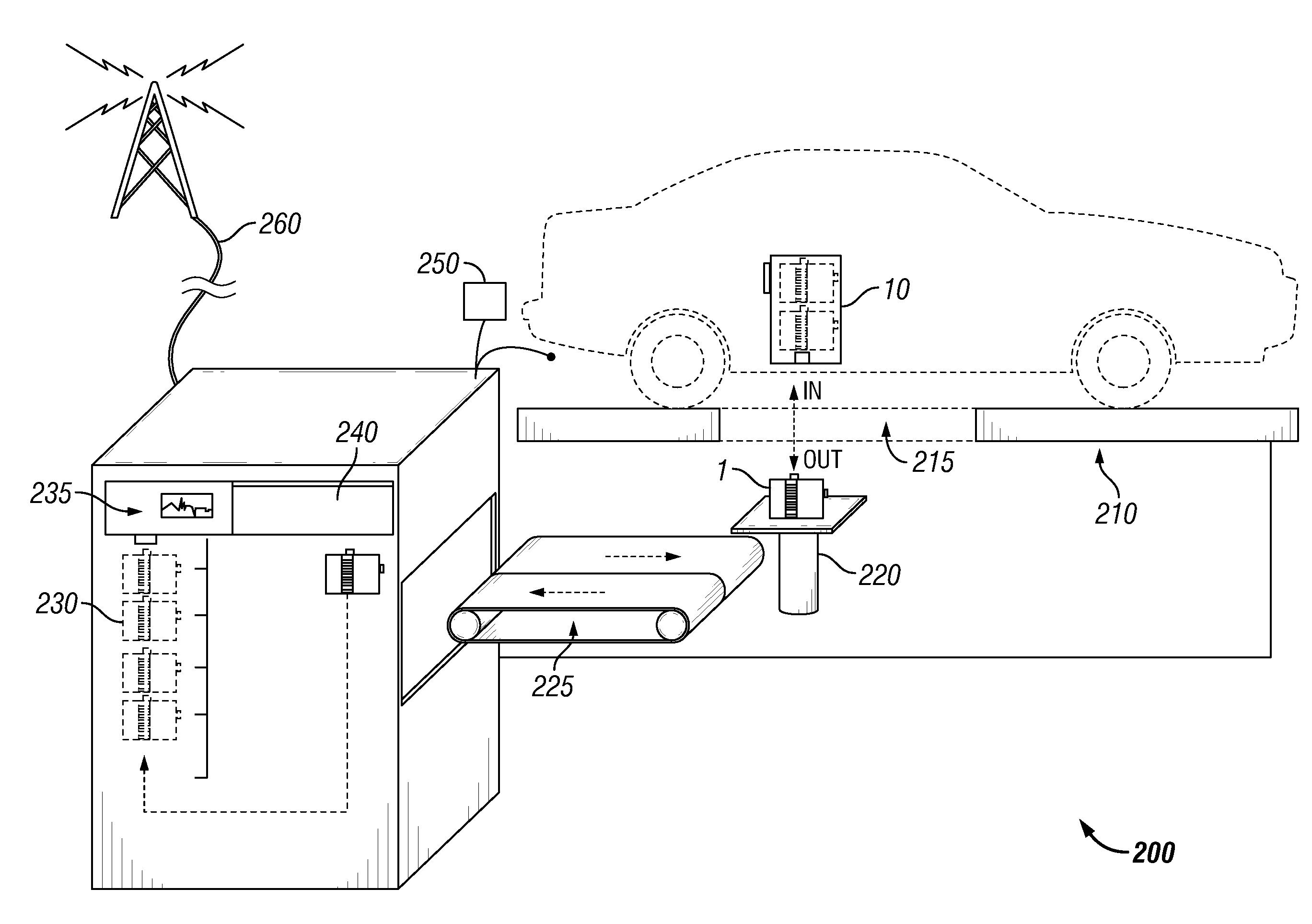 Electric vehicle battery module and replacement system