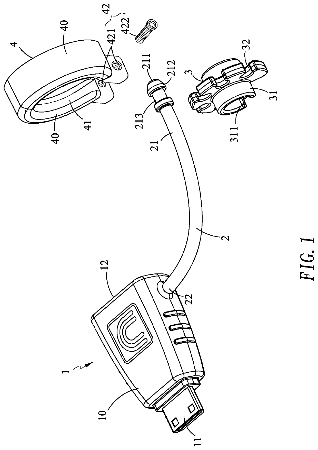 Anti-theft connector head structure