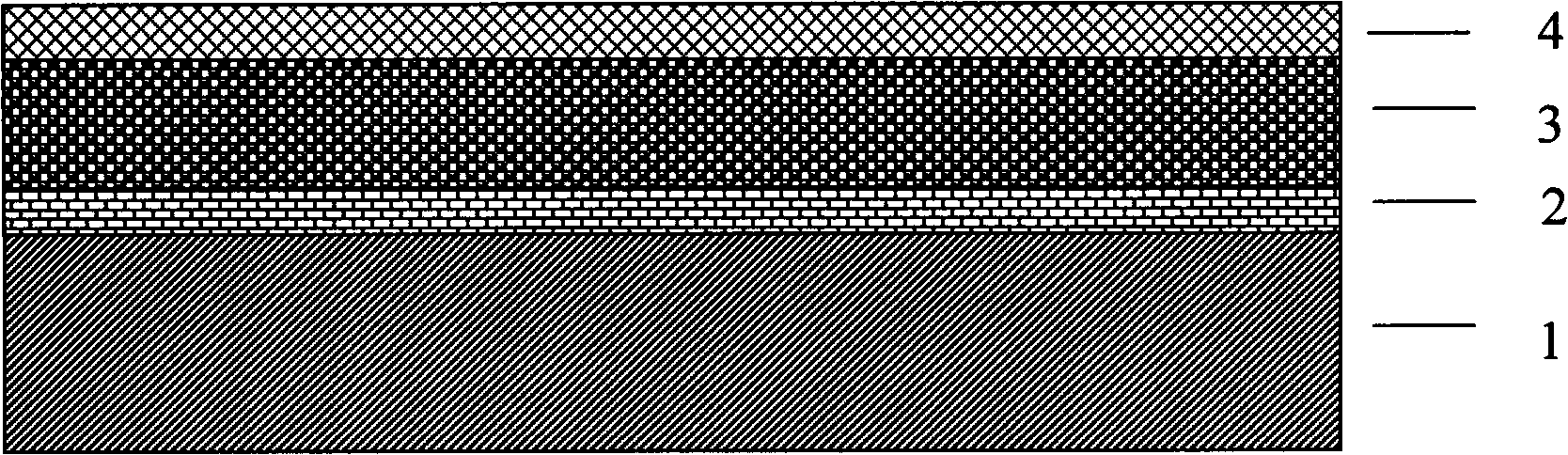 Plane-structure InGaAs array infrared detector