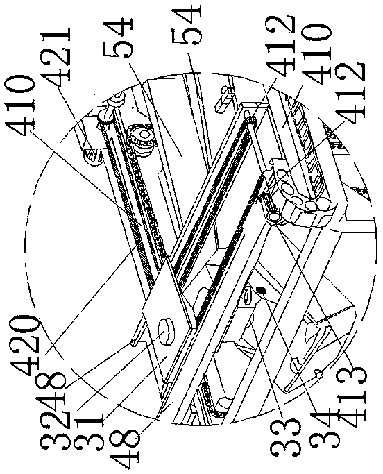 Automatic feeding mechanism of full-automatic bagged cargo stacking machine