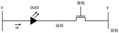 Parallel structure and preparation of flexible TFT drive bottom-emitting OLED/PLED (organic/polymer light-emitting diode)