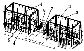 Area coverage lightning protection device for substation