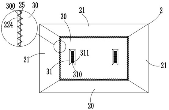 Large aircraft temperature shock test device and test method