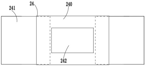 Large aircraft temperature shock test device and test method