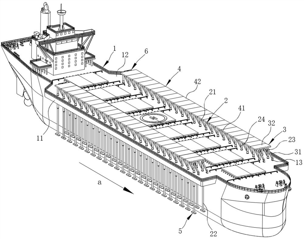 Marine transportation method for improving freight volume