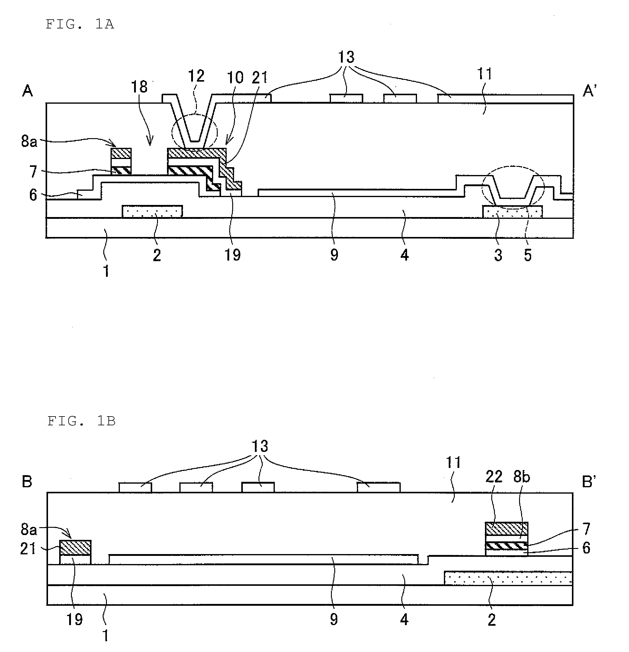 Active matrix substrate and liquid crystal display device provided with same