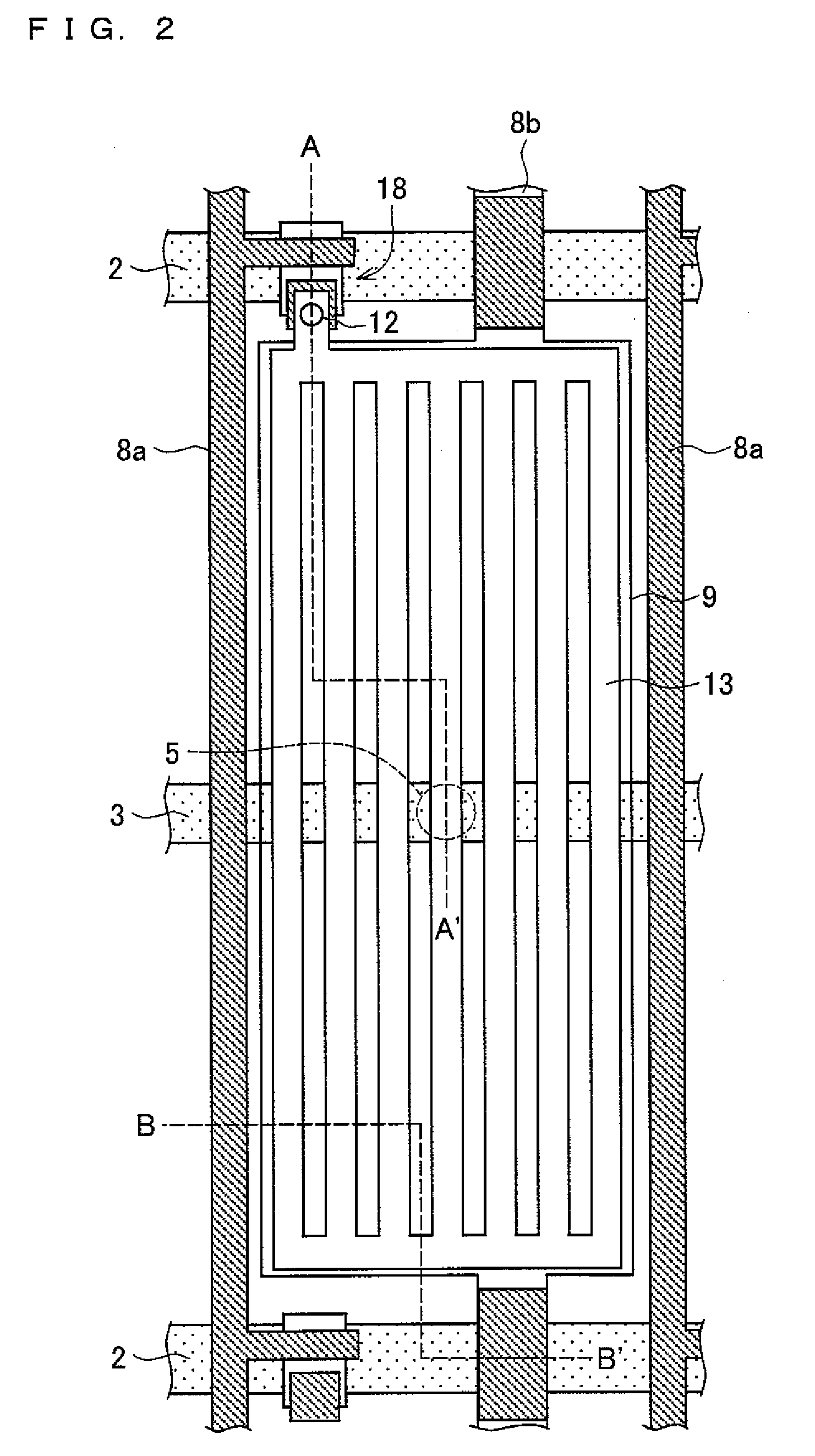 Active matrix substrate and liquid crystal display device provided with same