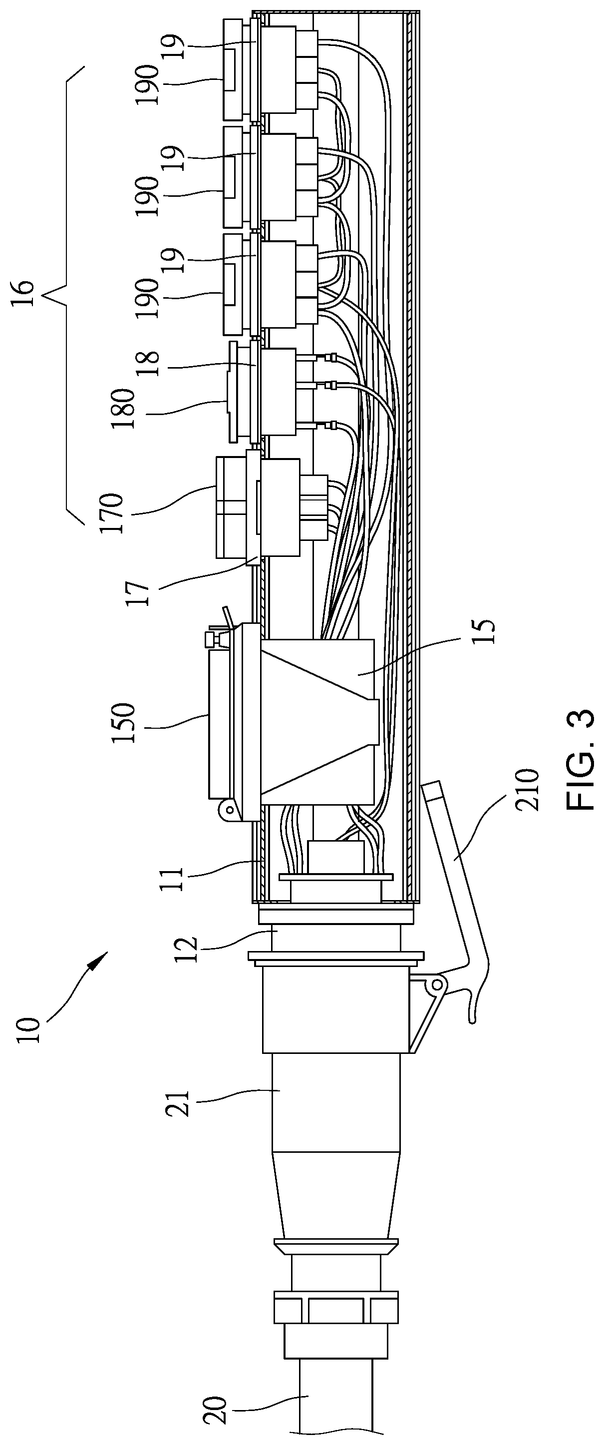 Extension cord for polyphase voltage conversion