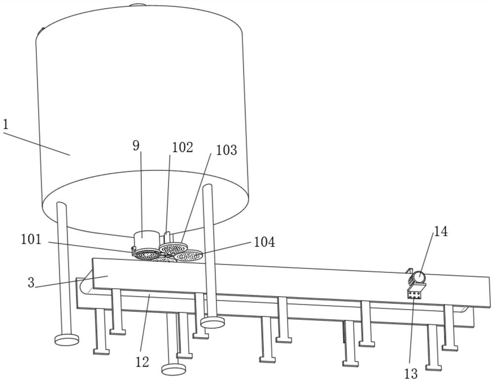 Processing technology and process equipment for kudzu root noodle