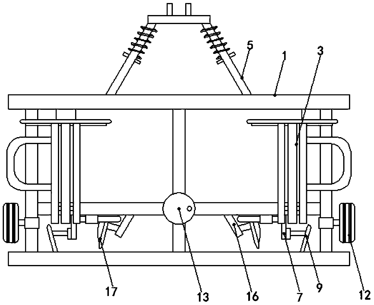 Mulch plastic film recovery device to keep the mulch plastic film intact when removing