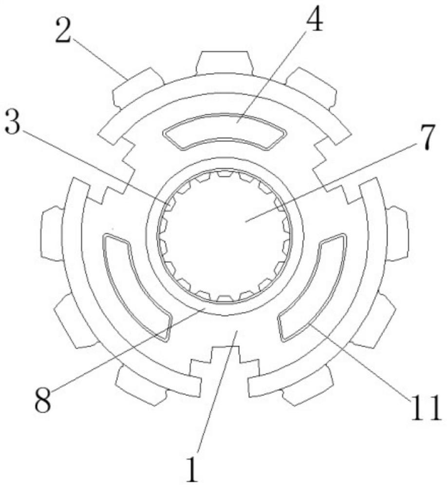 Powder metallurgy synchronizer gear hub