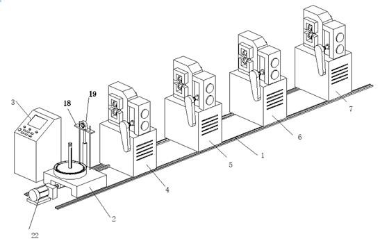 Numerical control precise four-stage rolling mill for ore screen machining