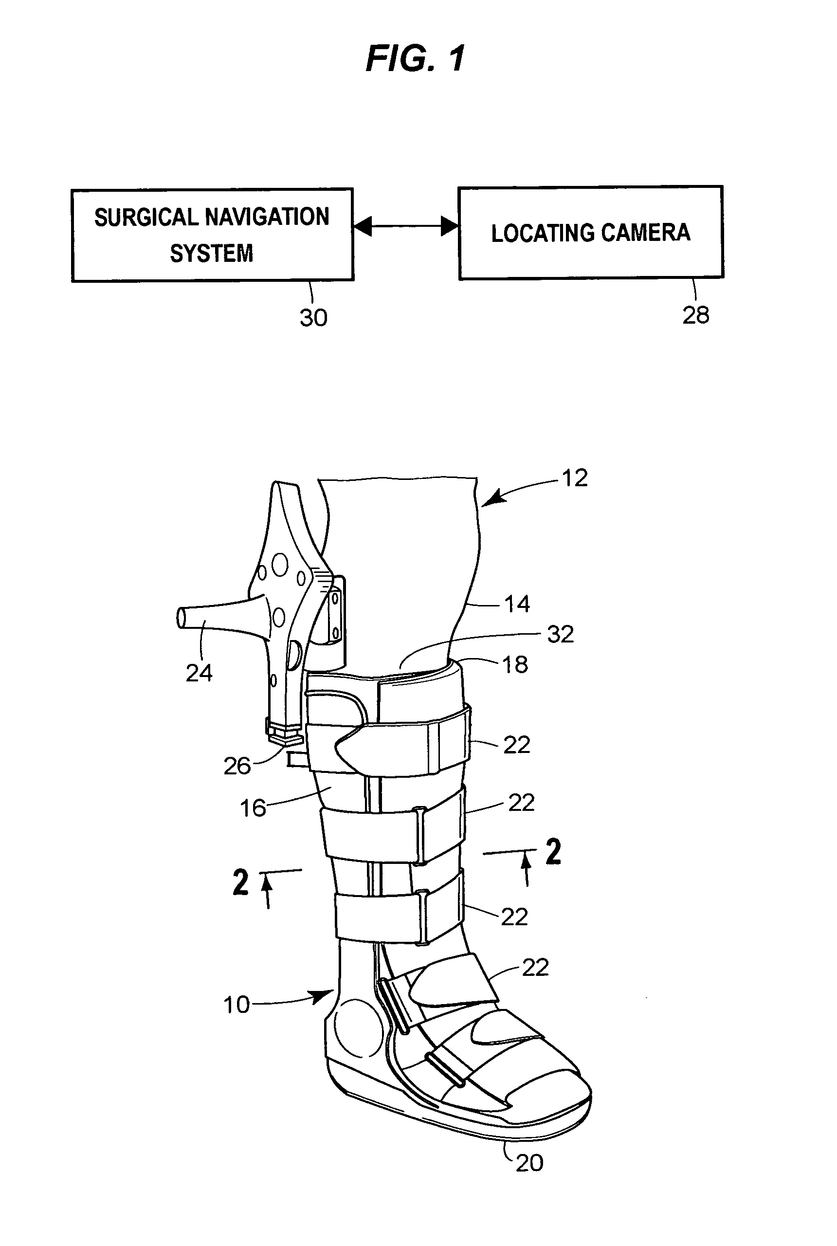 Non-invasive tracking device and method