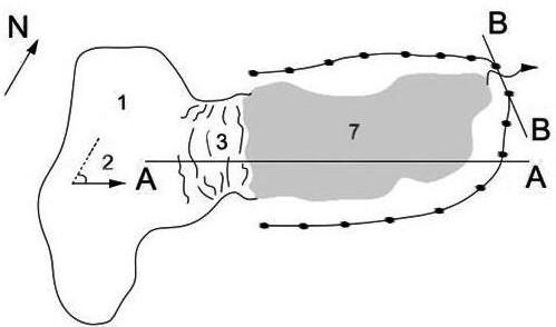 A method for early identification of moraine embankment glacier lake outburst without ice core