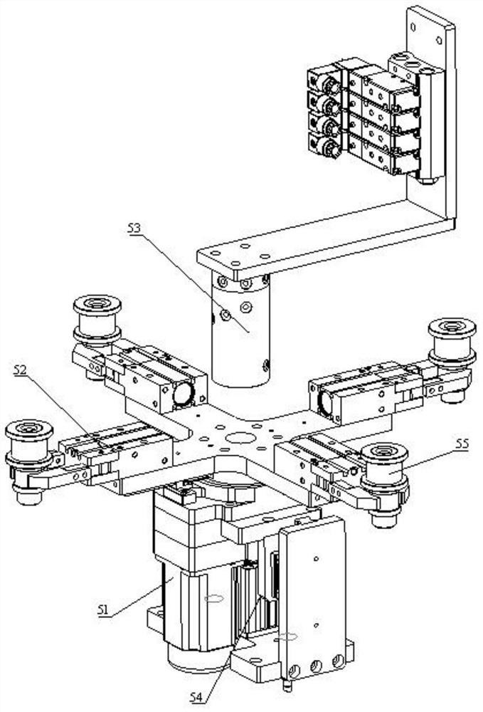 Full-automatic powder weighing and forming equipment