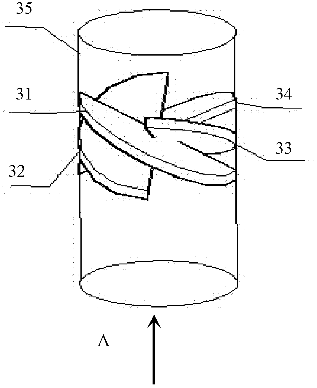 Dewatering apparatus and oil-water cyclone separator of pipe type distributor oil-water separator