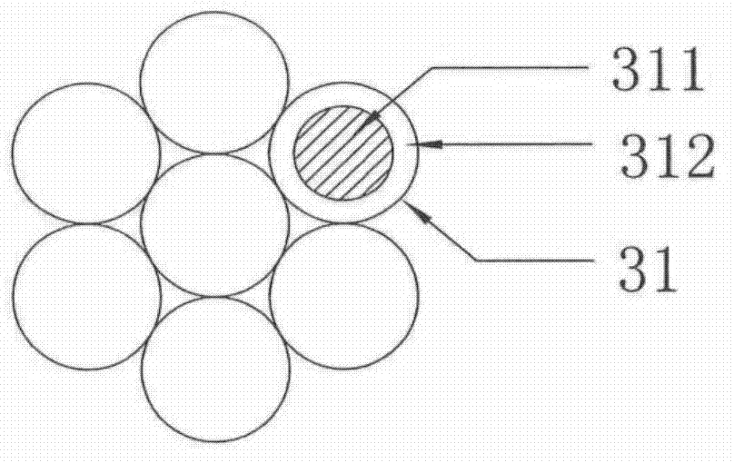 Ice melting optical fiber composite overhead ground wire or ice melting ground wire, ice melting method and matched device