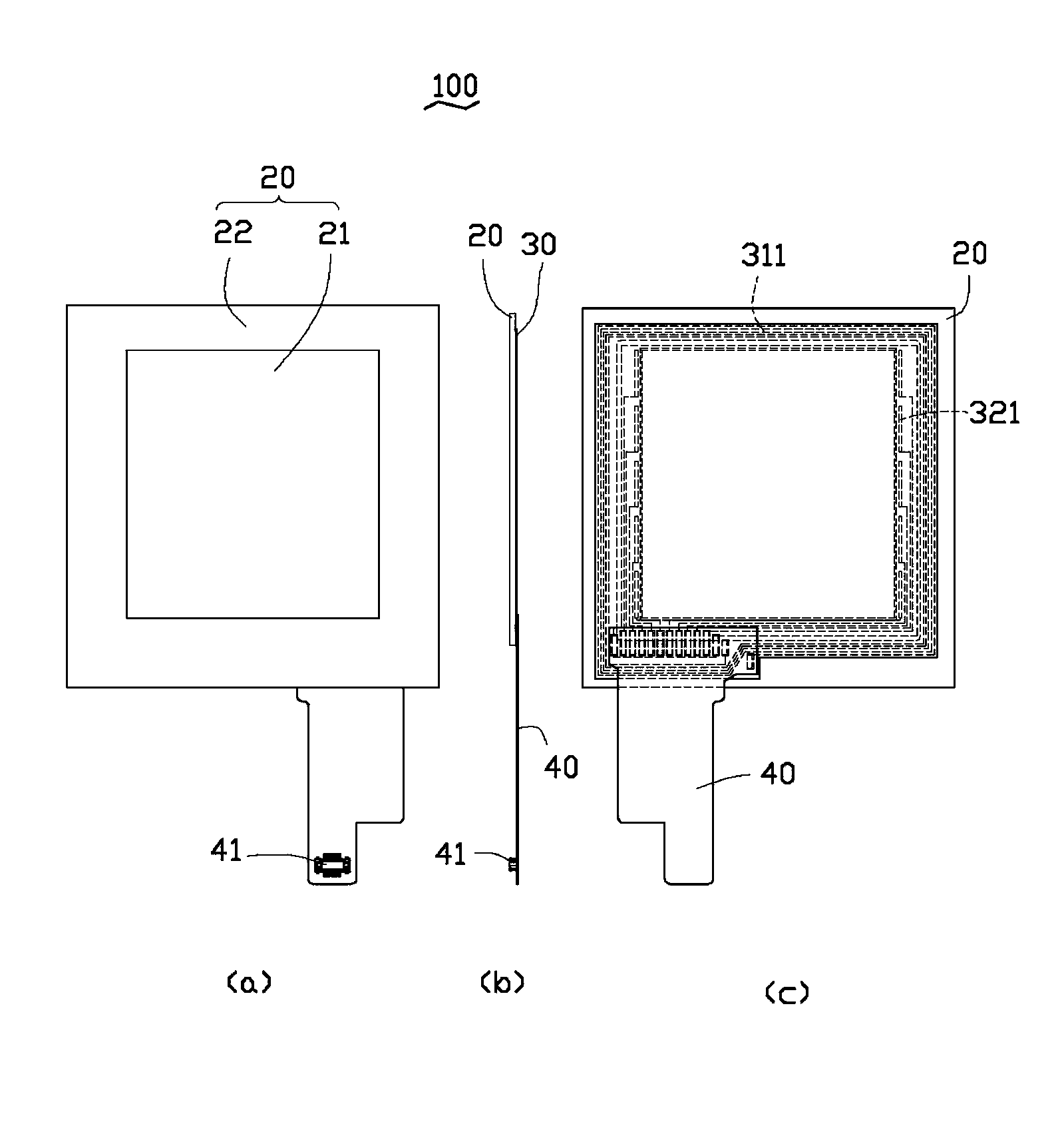 Portable electronic device with NFC antenna