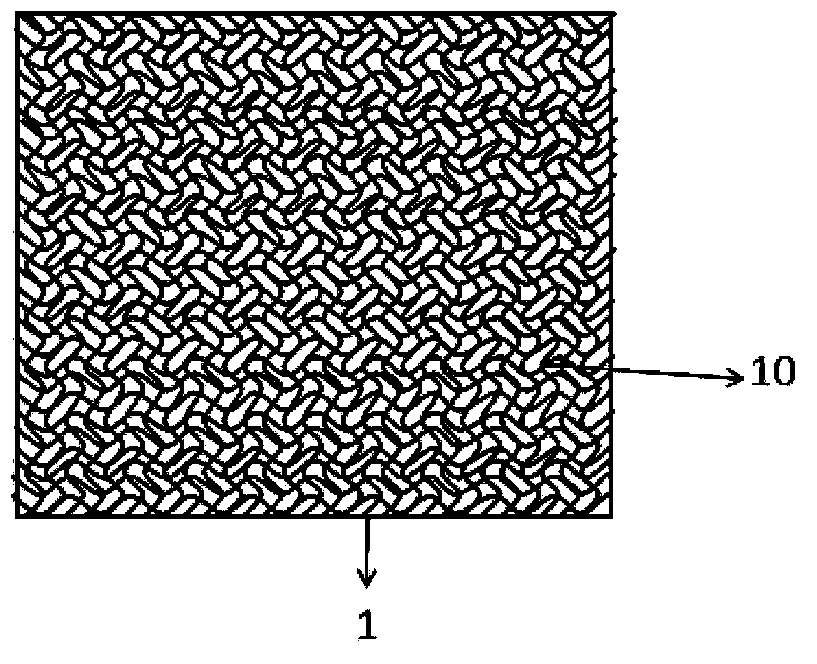 Composite artificial ligament and preparation method thereof