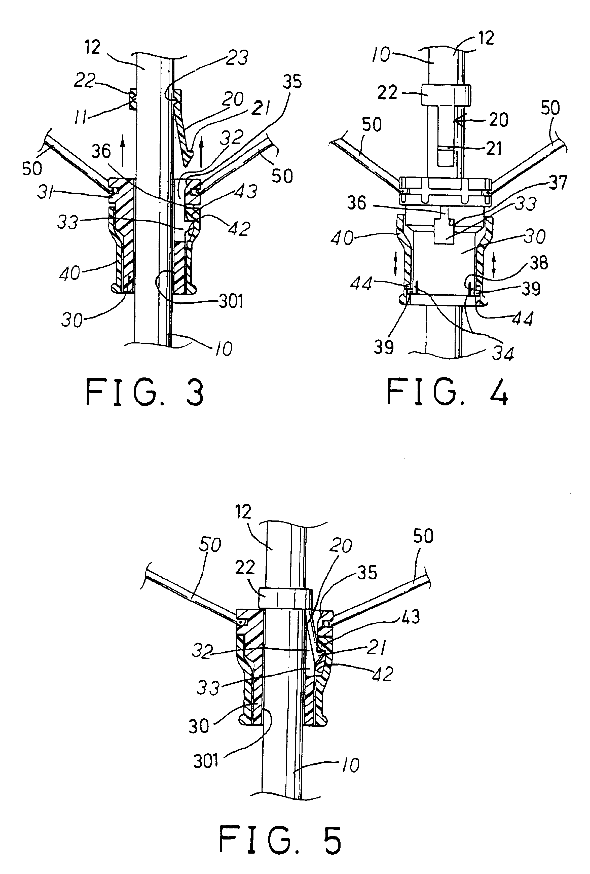 Runner lock device for umbrella