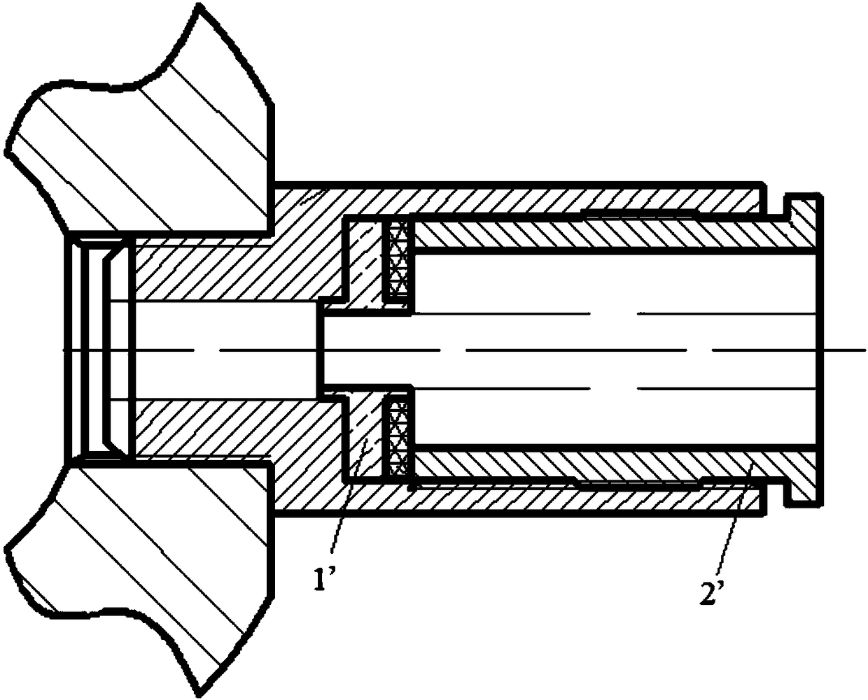 Plug for sealing signal line of instrument probe