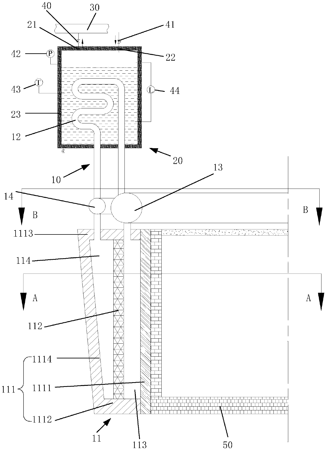 Waste heat recovery system of steel slags