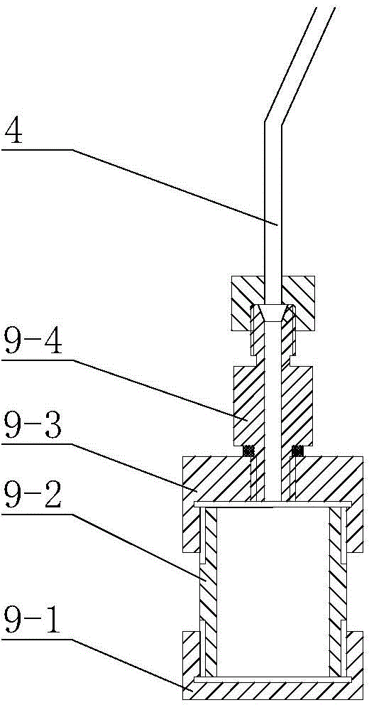 Method for testing pressure during heating process of explosive and propellant columns