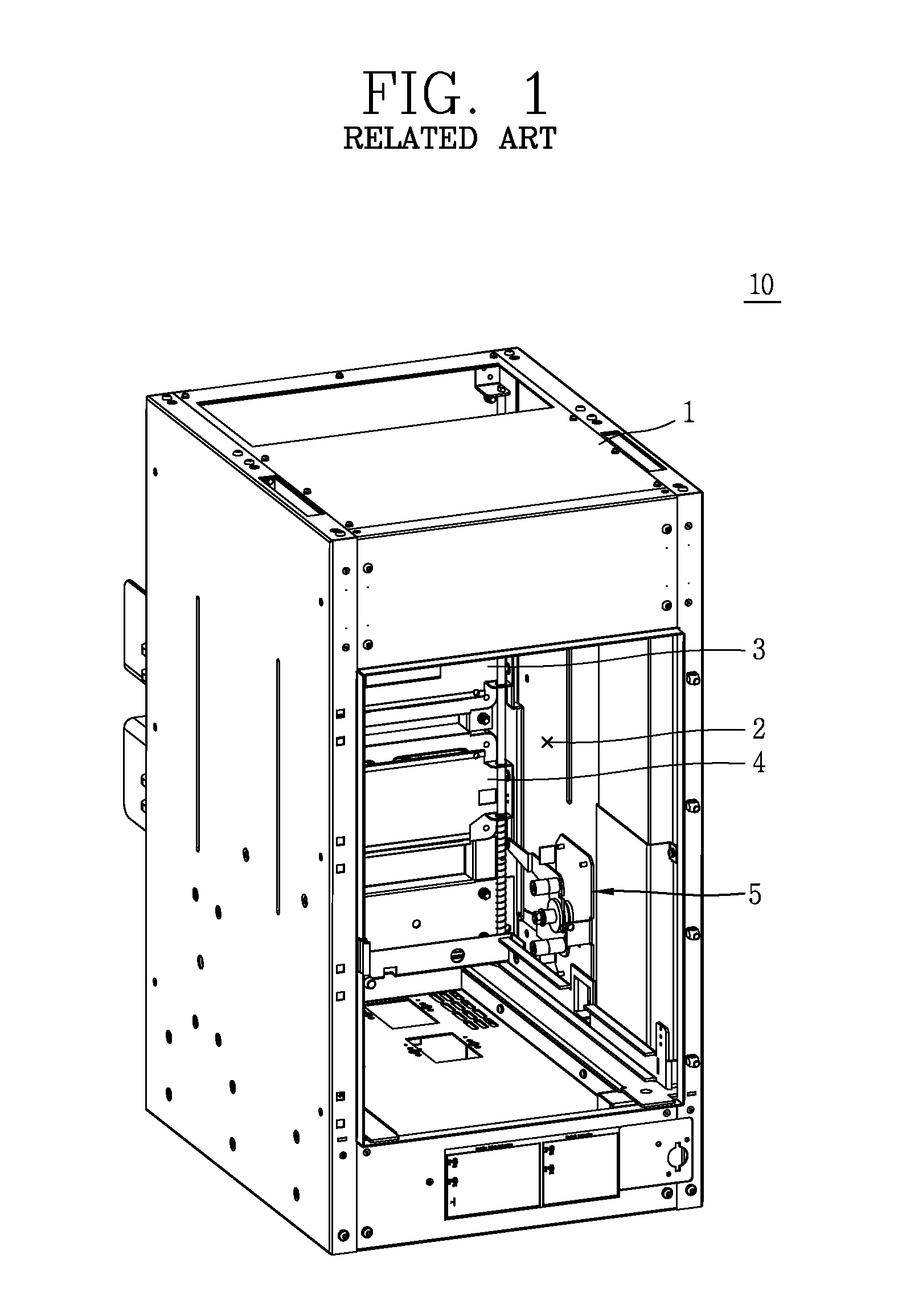 Circuit breaker having cradle