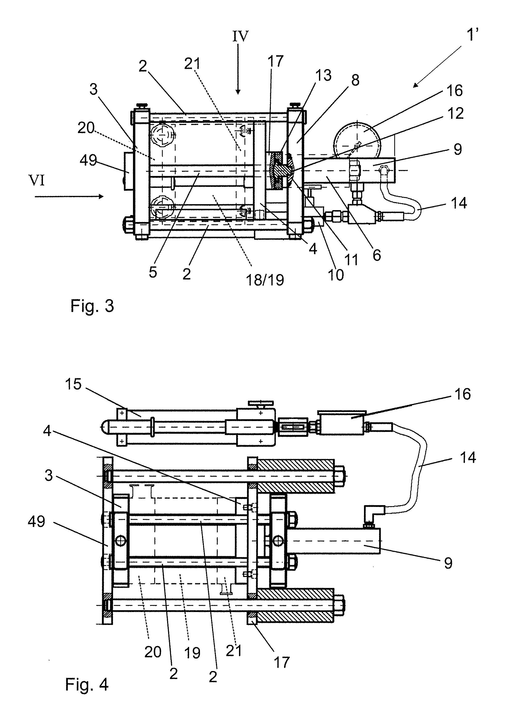 Filter holder and method for sterilizing the filter holder